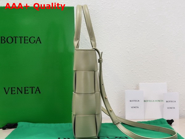 Bottega Veneta Mini Cassette Tote Bag in Travertine Calfskin Replica