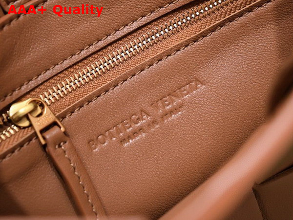 Bottega Veneta Mini Cassette Tote Bag in Wood Calfskin Replica