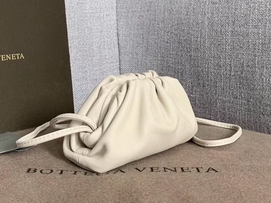 Bottega Veneta Mini Coin Purse in Beige Butter Calf Leather