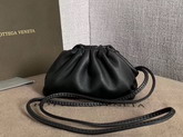 Bottega Veneta Mini Coin Purse in Black Butter Calf Leather