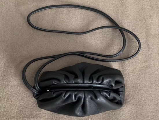 Bottega Veneta Mini Coin Purse in Black Butter Calf Leather