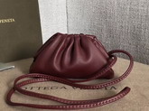 Bottega Veneta Mini Coin Purse in Burgundy Butter Calf Leather