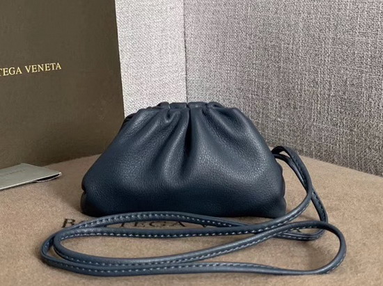 Bottega Veneta Mini Coin Purse in Deep Blue Butter Calf Leather