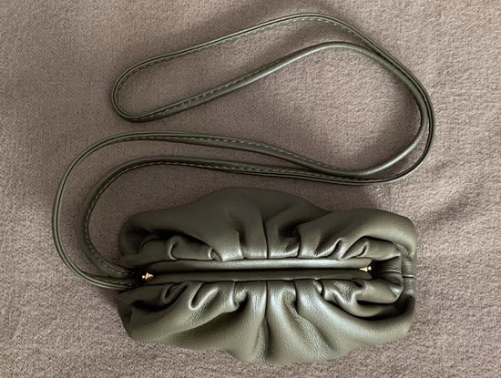 Bottega Veneta Mini Coin Purse in Khaki Butter Calf Leather