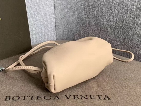 Bottega Veneta Mini Coin Purse in Nude Butter Calf Leather