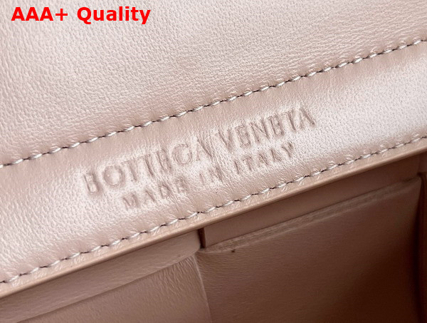 Bottega Veneta Mini East West Arco Tote Lotus Intreccio Leather Replica