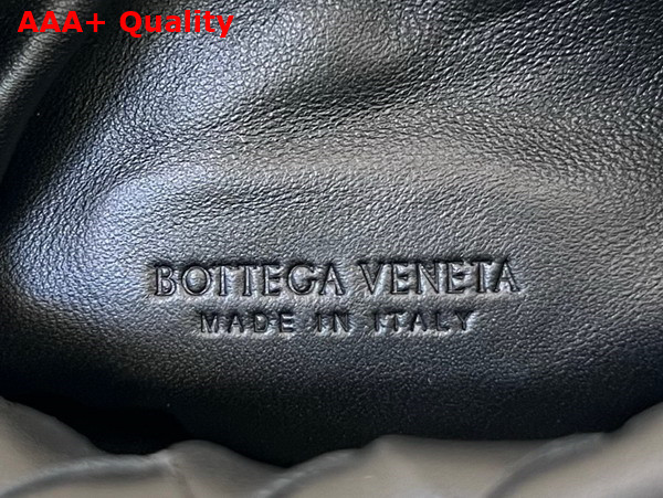 Bottega Veneta Mini Hop Bag in Black Intrecciato Calfskin Replica