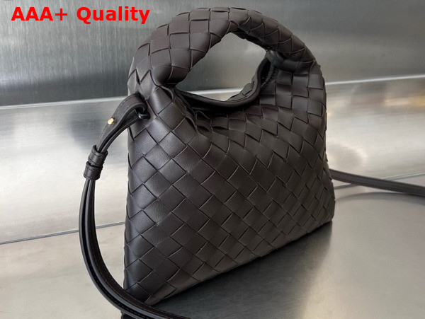 Bottega Veneta Mini Hop Bag in Fondant Intrecciato Calfskin Replica