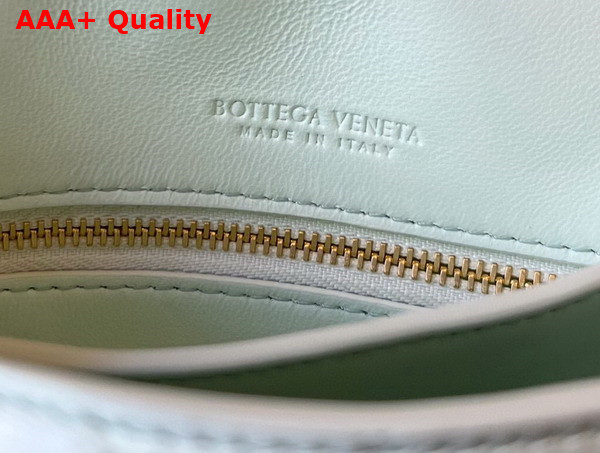 Bottega Veneta Mini Intrecciato Cross Body Bag in Glacier Lambskin Replica