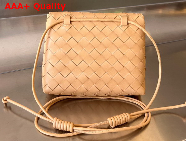 Bottega Veneta Mini Intrecciato Cross Body Bag in Macaroon Lambskin Replica