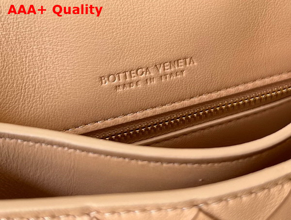 Bottega Veneta Mini Intrecciato Cross Body Bag in Macaroon Lambskin Replica