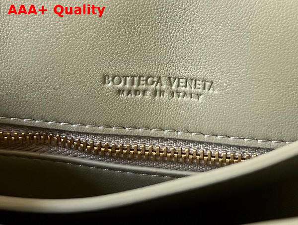 Bottega Veneta Mini Intrecciato Cross Body Bag in Travertine Lambskin Replica