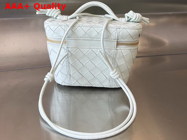 Bottega Veneta Mini Intrecciato Vanity Case in Glacier Lambskin Replica