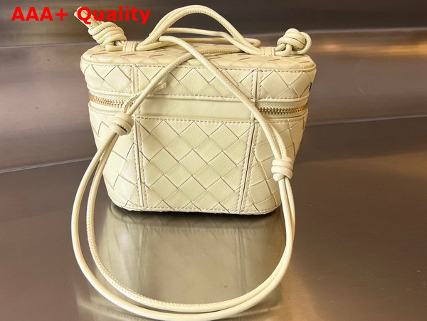 Bottega Veneta Mini Intrecciato Vanity Case in Ice Cream Lambskin Replica