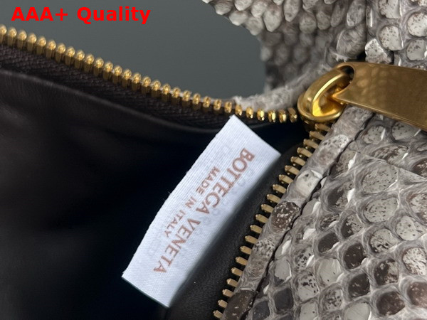 Bottega Veneta Mini Jodie Bag Roccia Python Leather Replica