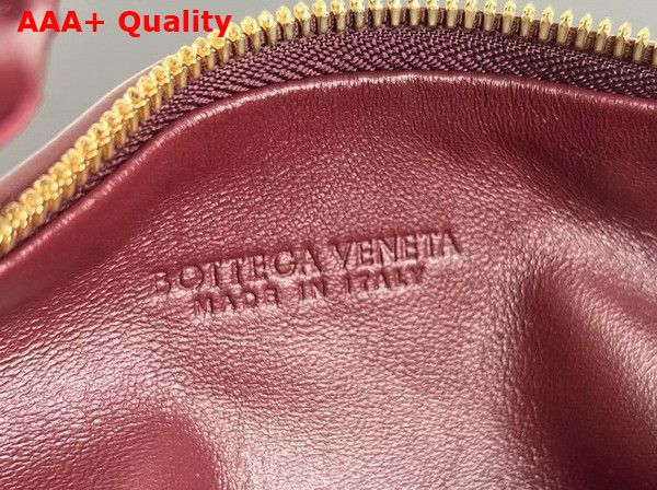 Bottega Veneta Mini Jodie Bag in Barolo Intrecciato Leather Replica