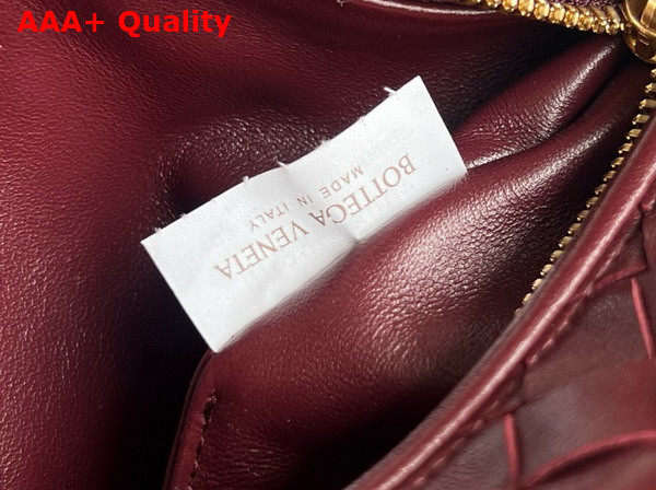 Bottega Veneta Mini Jodie Bag in Barolo Intrecciato Leather Replica