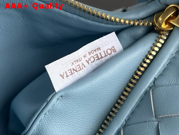 Bottega Veneta Mini Jodie Bag in Ice Intrecciato Leather Replica