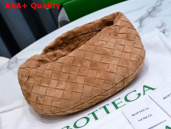 Bottega Veneta Mini Jodie Caramel Suede Calfskin Replica