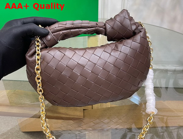 Bottega Veneta Mini Jodie in Fondant Lambskin with Detachable Leather Wristlet and Chain Strap Replica