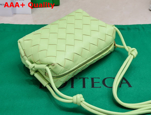 Bottega Veneta Mini Loop Camera Bag in Fennel Soft Lambskin Replica