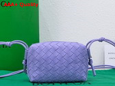 Bottega Veneta Mini Loop Camera Bag in Lilac Soft Lambskin Replica