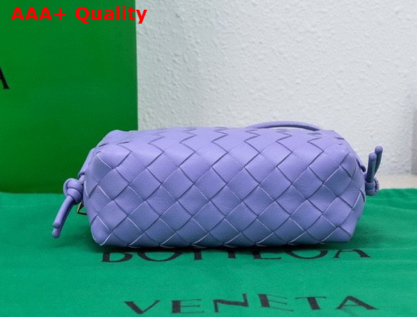 Bottega Veneta Mini Loop Camera Bag in Lilac Soft Lambskin Replica