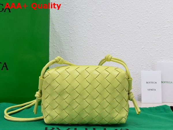 Bottega Veneta Mini Loop Camera Bag in Sherbert Soft Lambskin Replica