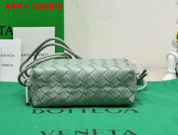 Bottega Veneta Mini Loop Camera Bag in Teal Washed Soft Lambskin Replica