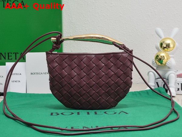 Bottega Veneta Mini Sardine Barolo Intrecciato Leather Replica