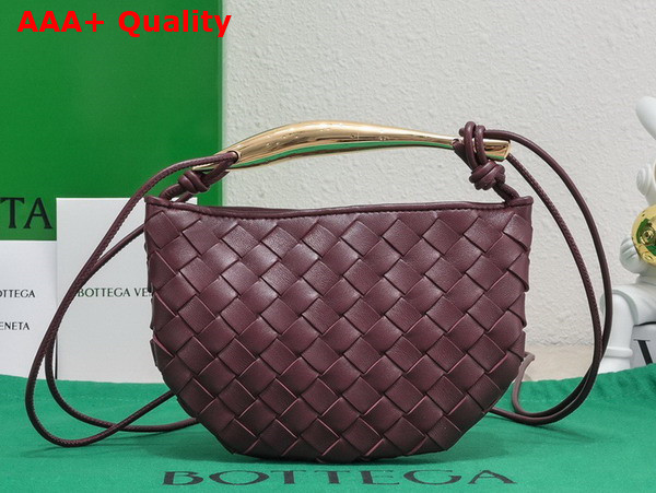 Bottega Veneta Mini Sardine Barolo Intrecciato Leather Replica