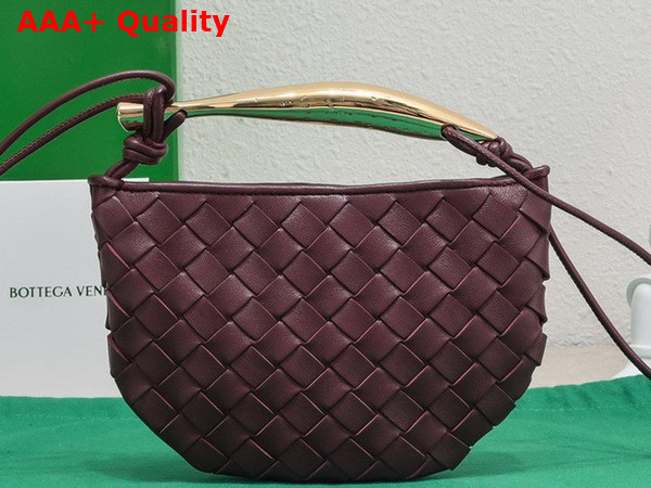 Bottega Veneta Mini Sardine Barolo Intrecciato Leather Replica