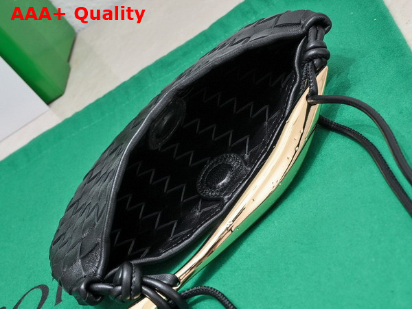 Bottega Veneta Mini Sardine Black Intrecciato Leather Replica