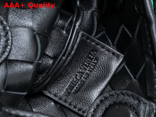 Bottega Veneta Mini Sardine Black Intrecciato Leather Replica