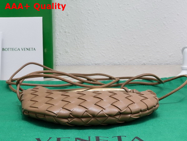 Bottega Veneta Mini Sardine Caramel Intrecciato Leather Replica