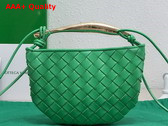 Bottega Veneta Mini Sardine Parakeet Intrecciato Leather Replica