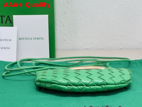 Bottega Veneta Mini Sardine Parakeet Intrecciato Leather Replica