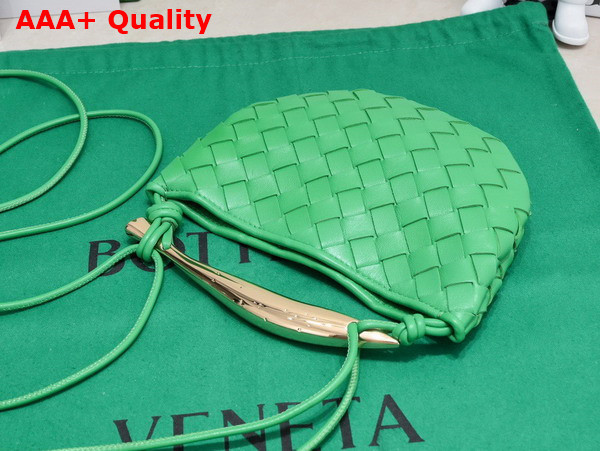 Bottega Veneta Mini Sardine Parakeet Intrecciato Leather Replica