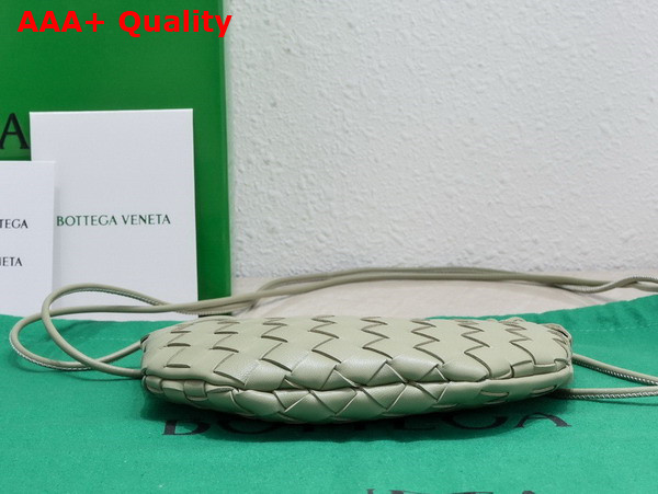 Bottega Veneta Mini Sardine Travertine Intrecciato Leather Replica