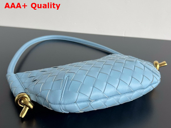 Bottega Veneta Mini Solstice Bag in Ice Intrecciato Leather Replica