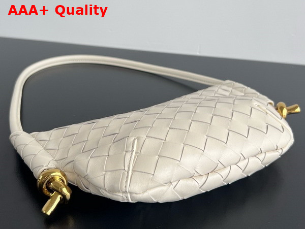 Bottega Veneta Mini Solstice Bag in Sea Salt Intrecciato Leather Replica