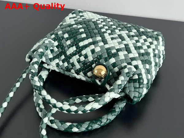 Bottega Veneta Mini Tosca Cross Body Bag in Camouflage Woven Leather Replica