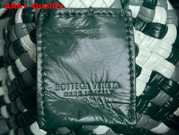 Bottega Veneta Mini Tosca Cross Body Bag in Camouflage Woven Leather Replica