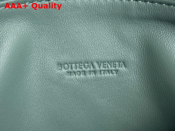 Bottega Veneta Mini Wallace Bag in Aloe Intrecciato Leather Replica