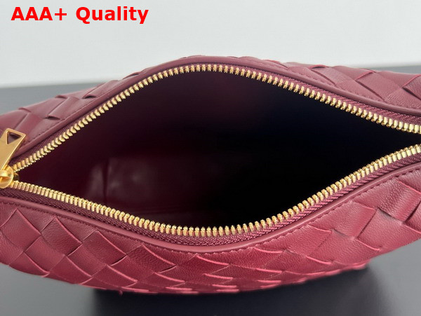 Bottega Veneta Mini Wallace Bag in Cherry Intrecciato Calfskin Leather Replica