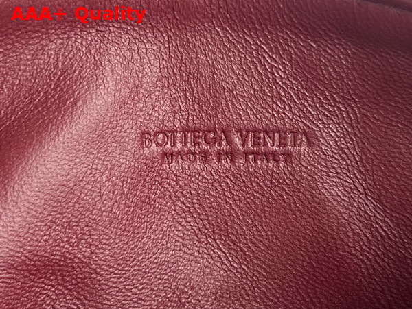 Bottega Veneta Mini Wallace Bag in Cherry Intrecciato Calfskin Leather Replica