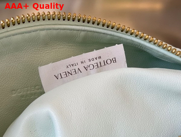 Bottega Veneta Mini Wallace Bag in Glacier Intrecciato Leather Replica