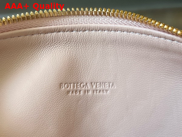 Bottega Veneta Mini Wallace Bag in Lotus Intrecciato Calfskin Leather Replica