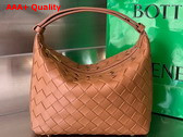 Bottega Veneta Mini Wallace Bag in Wood Intrecciato Leather Replica