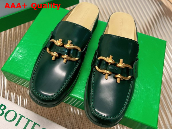 Bottega Veneta Monsieur Loafer Dark Green Calfskin Replica